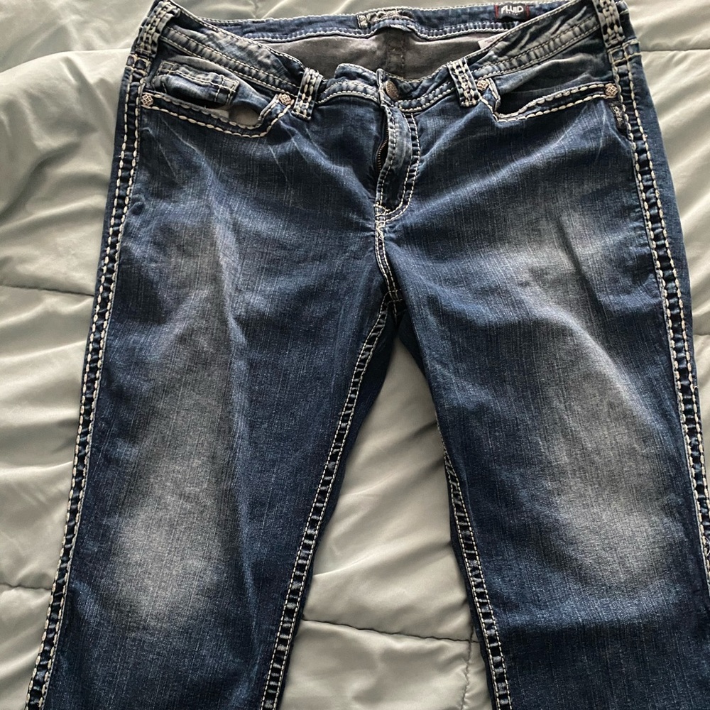 Silver capris
